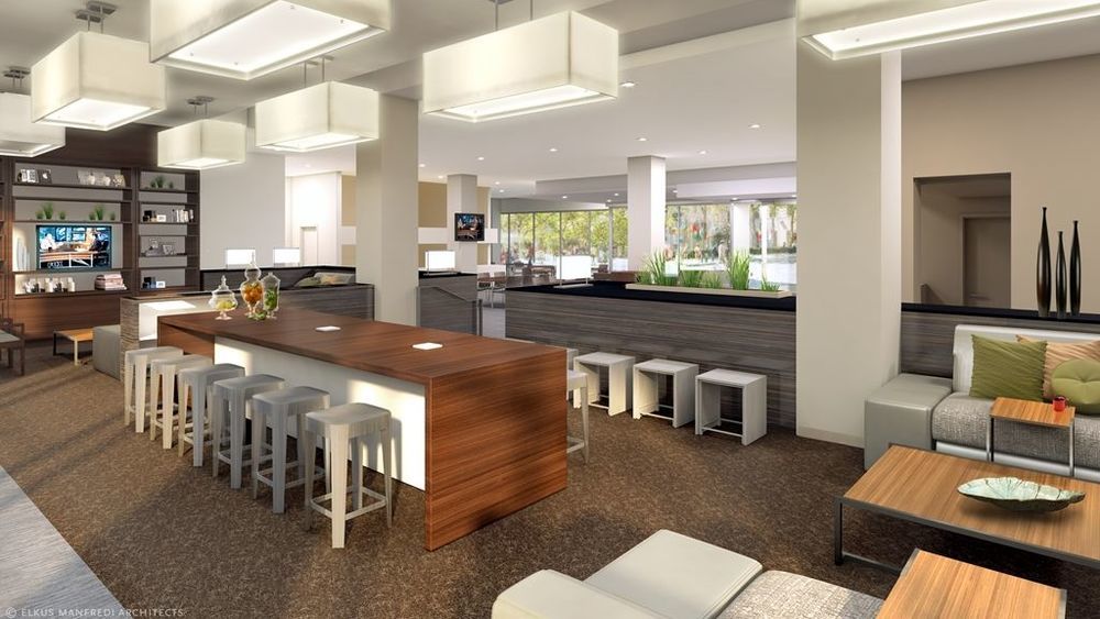 Отель Element Boston Seaport District Интерьер фото